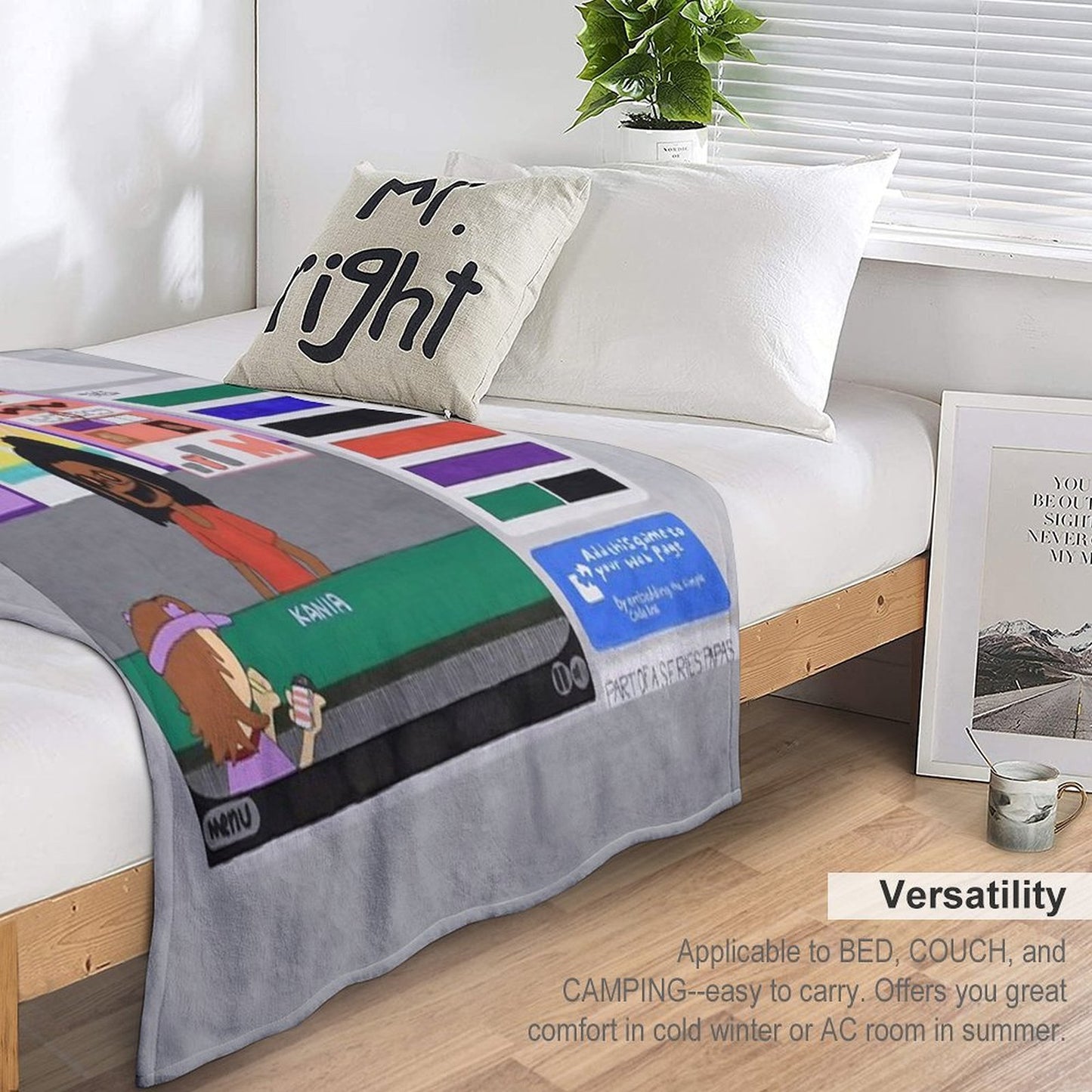 Child Labor Simulator Comfort Throw Blanket