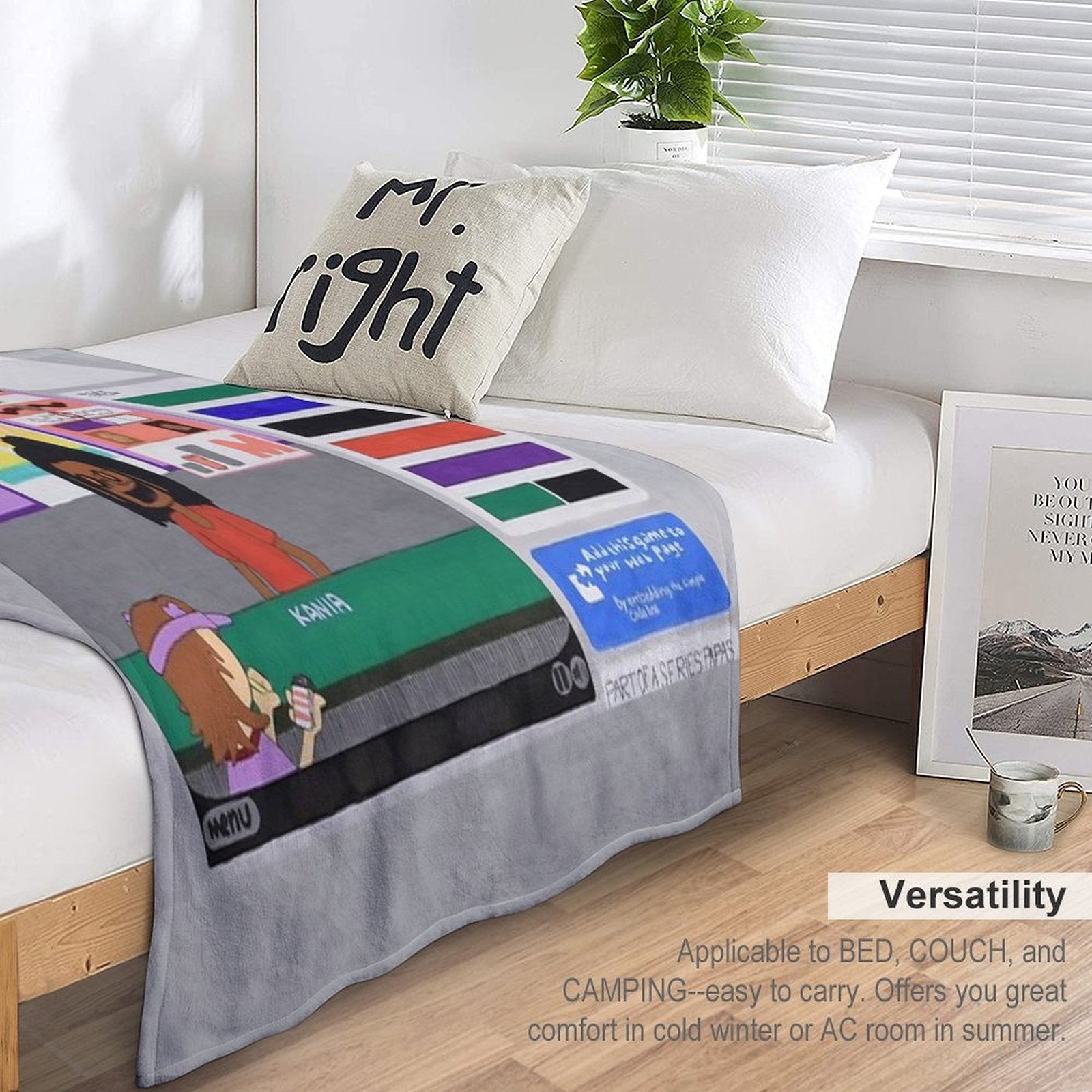 Child Labor Simulator Comfort Throw Blanket