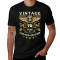 Mens Turning 70 Birthday Decorations for Men 70th Birthday  Eco-friendly Material T-Shirt