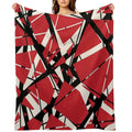 EVH Authentic Stripes Design (red) Sustainable Throw Blanket