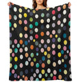 Rainbow Glitz Sustainable Throw Blanket