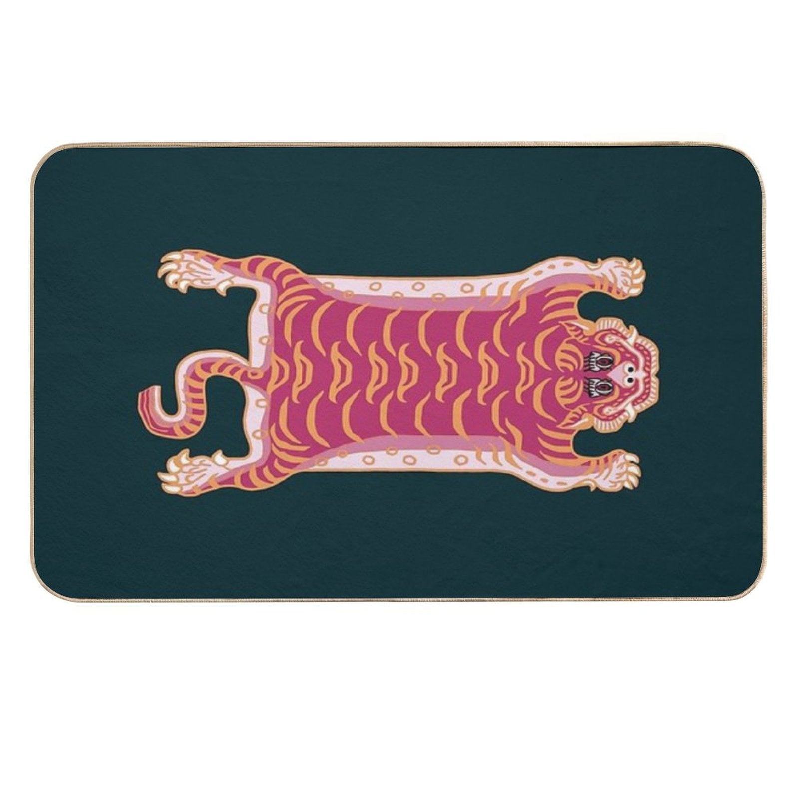 TIBETAN TIGER RUG-5 Durable Bath Mat