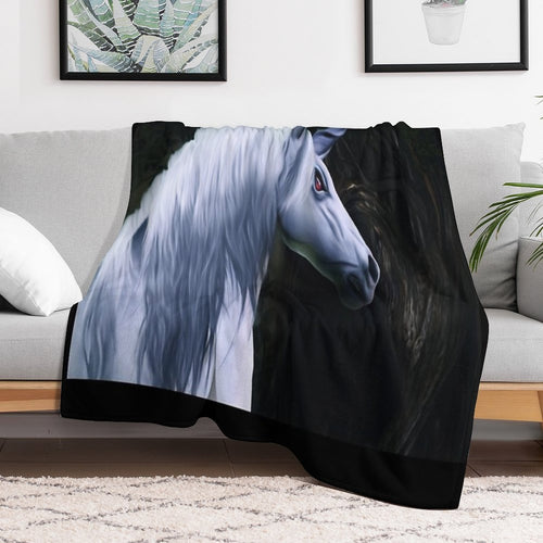 Angry Unicorns - B99 Easy Care Throw Blanket