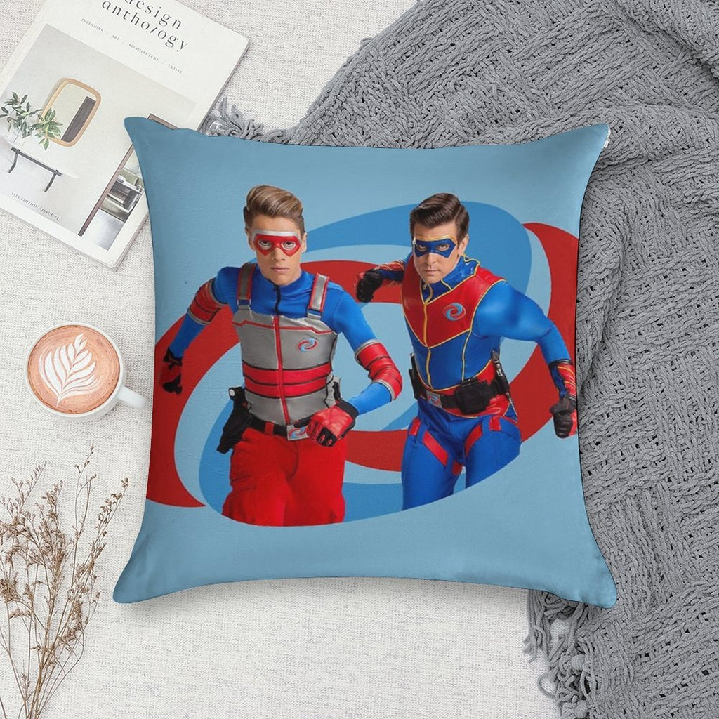 Henry Danger - Action Logo Soft Shrink-Resistant Throw Pillow
