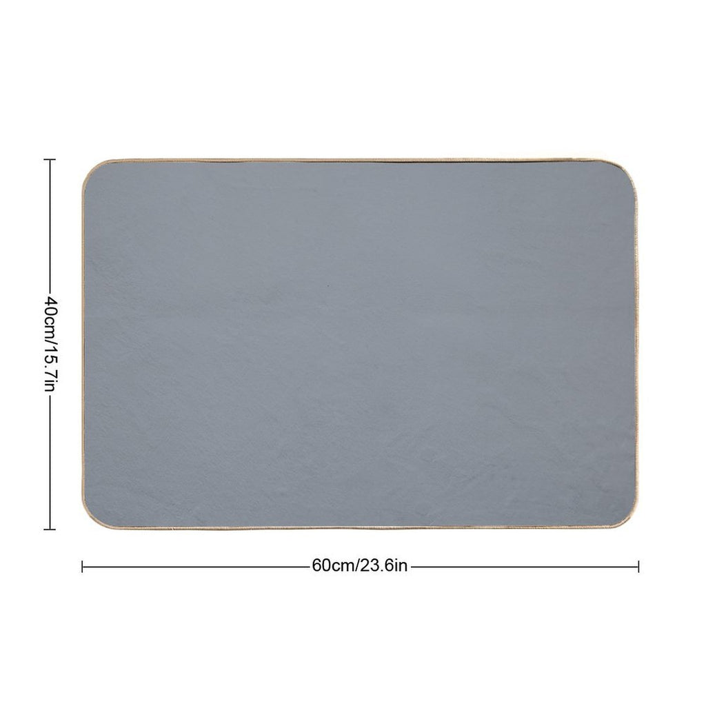 Lava Gray - Grey  Absorbent Bath Mat
