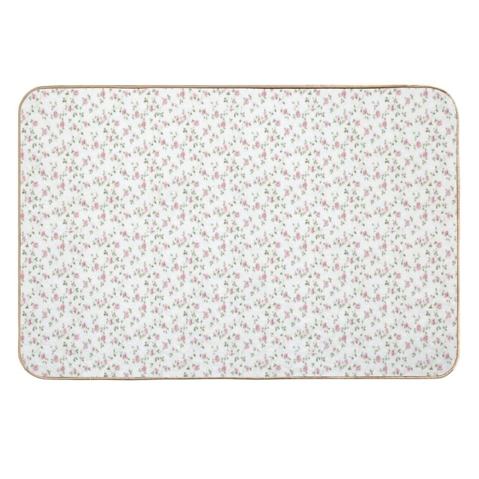 Coquette Floral Pattern  Easy Maintenance Bath Mat