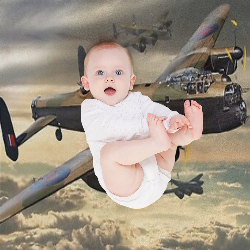 Avro Lancaster Lightweight Throw Blanket