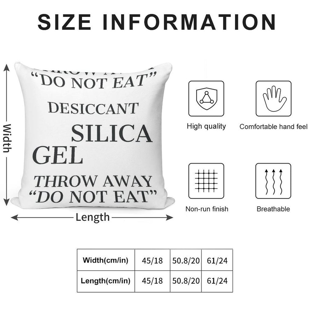 Silica Gels Soft Warmth Comfort Throw Pillow