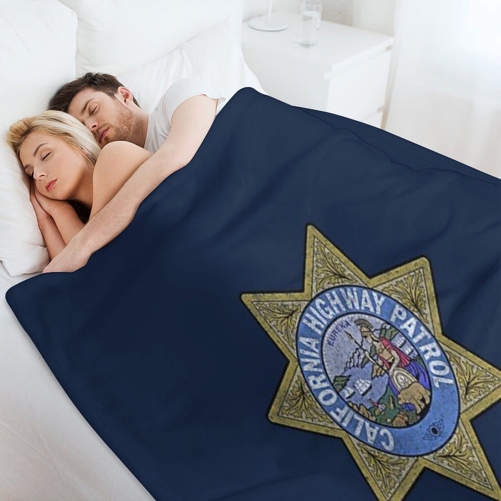 California Highway Patrol CHP, State Police, Law Enforcement Versatility Throw Blanket