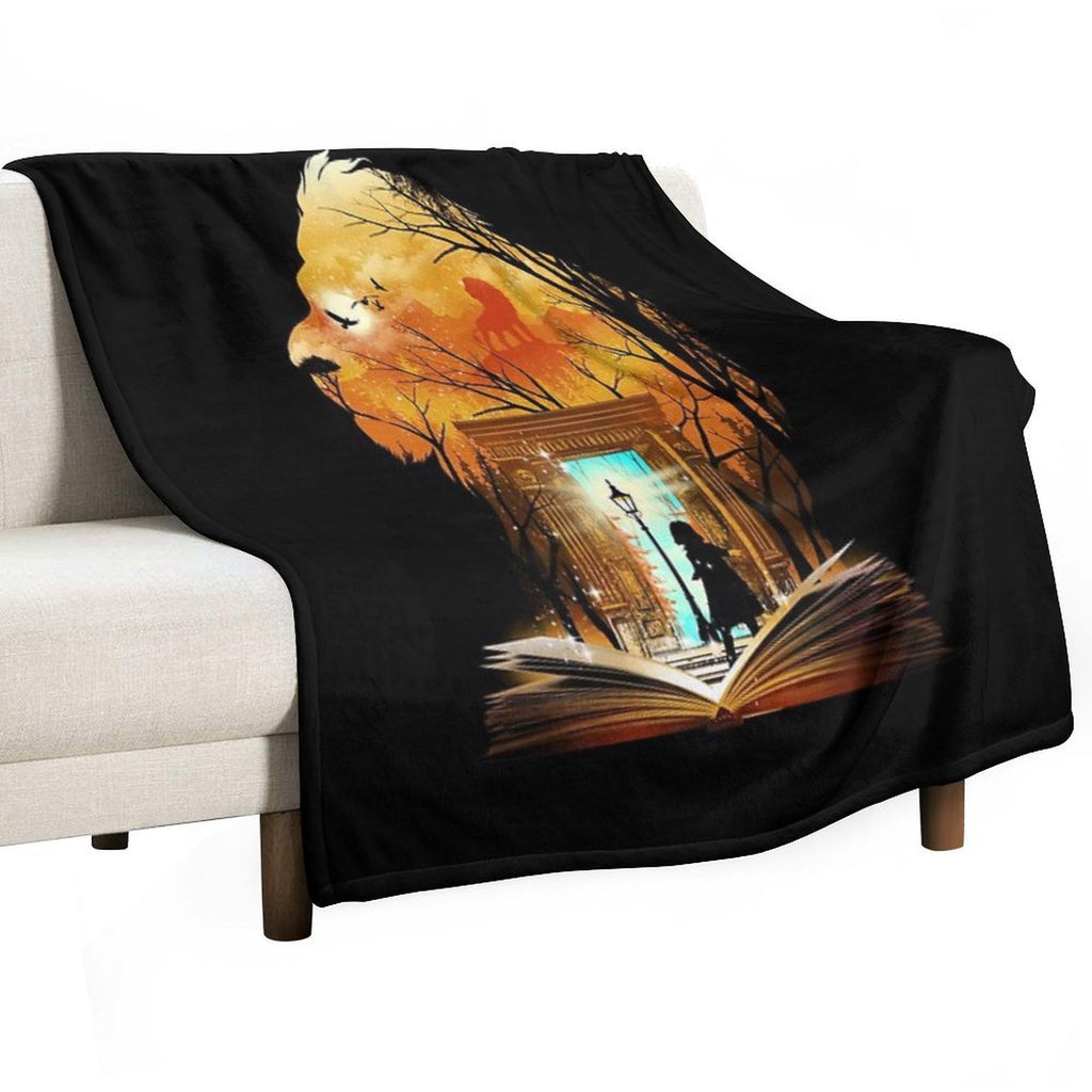 Courage Dear Heart Sustainable Throw Blanket