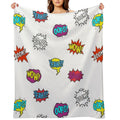 Pop Art Comic Book Style - LBC Eco-conscious Throw Blanket