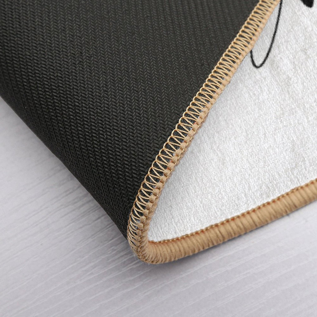 Daisy Butterfly  Slip-Resistant Bath Mat
