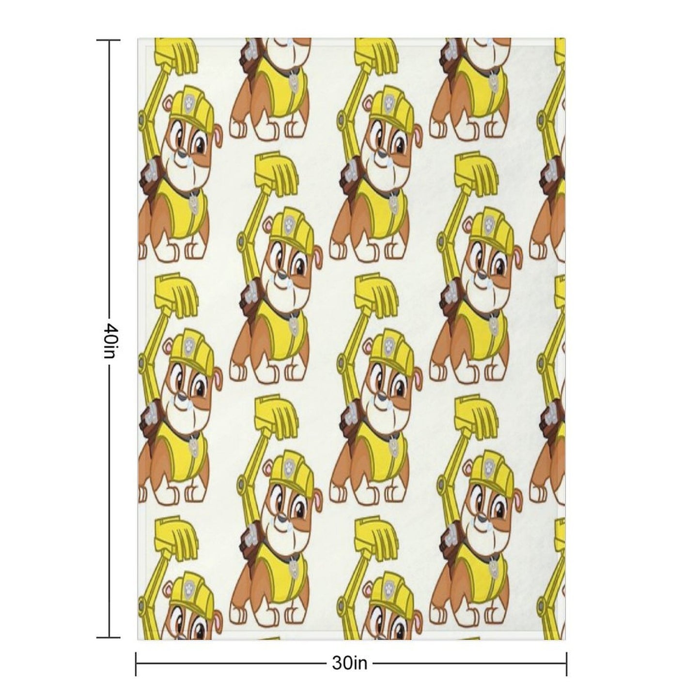 PAW Patrol Rubble Premium Throw Blanket