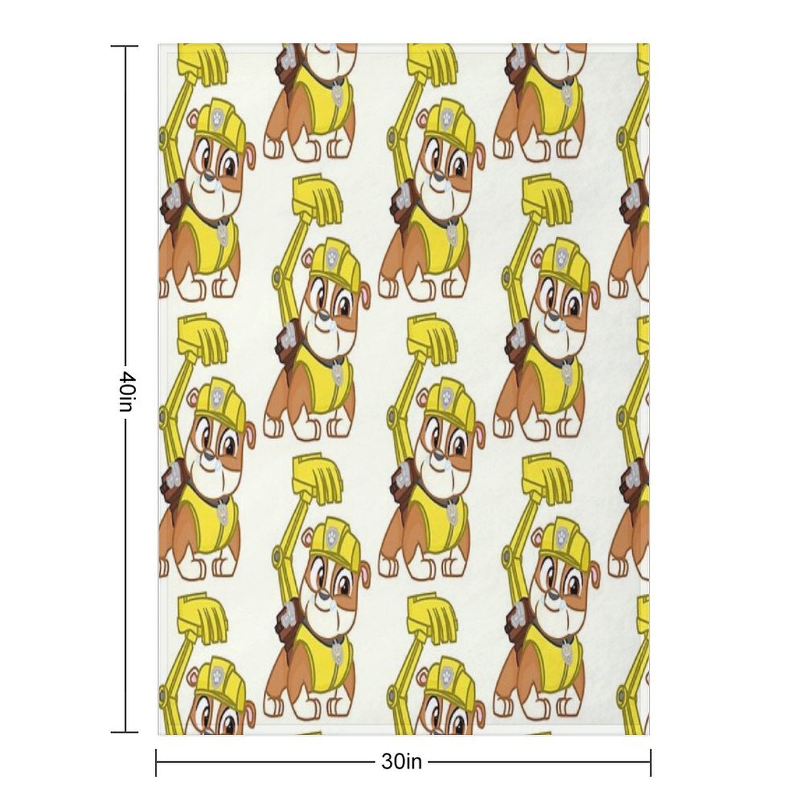 PAW Patrol Rubble Premium Throw Blanket