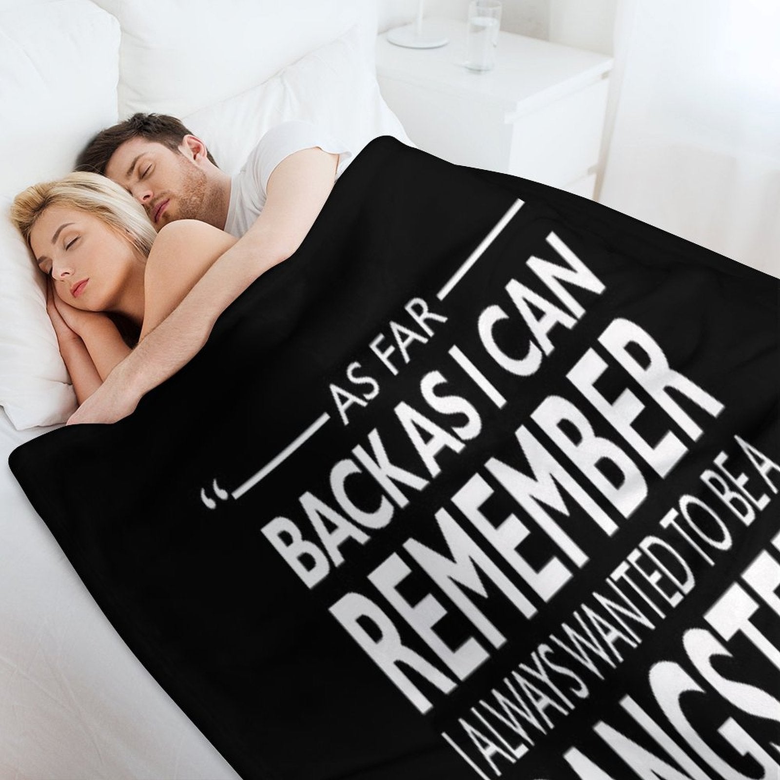 I Always Wanted To Be A Gangster Anti-pilling Throw Blanket