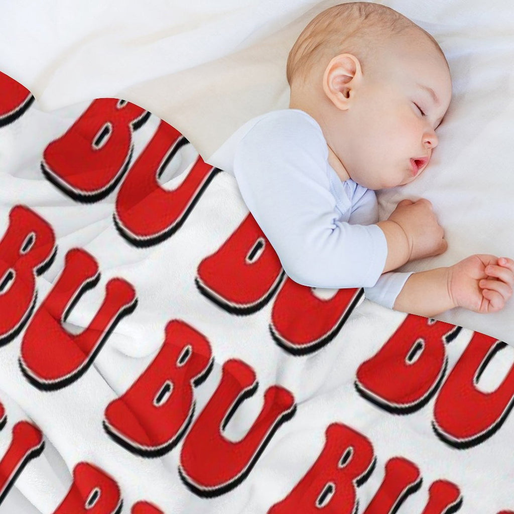 BU Boston University Shrink-resistant Throw Blanket