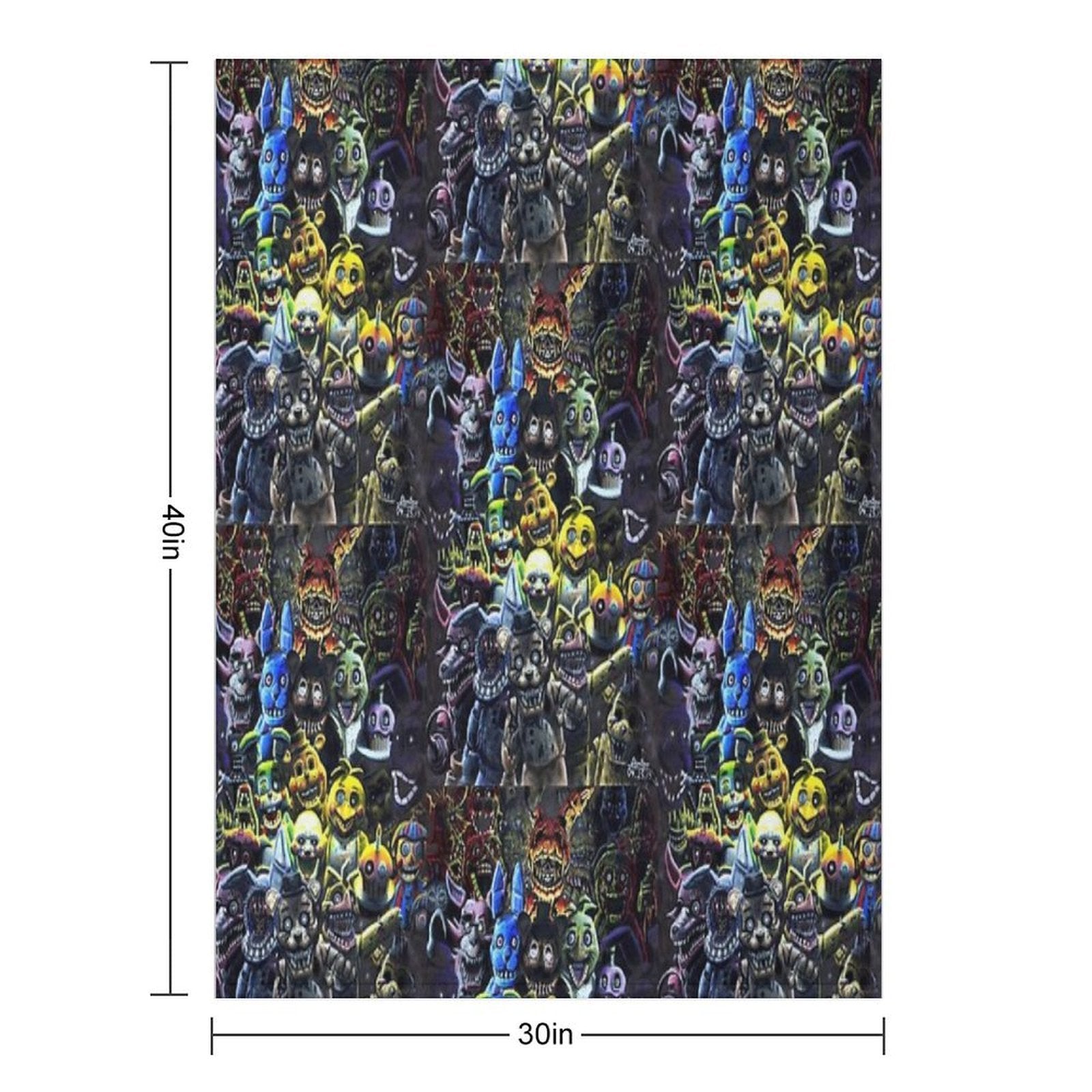 FNAF - The Night Shift Compact Throw Blanket