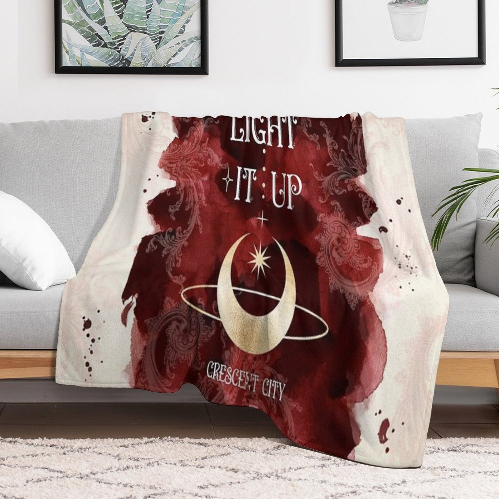 Light It Up - Crescent City Sustainable Throw Blanket