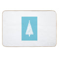 Circles of Fun -  White Christmas Tree  High-Traffic Bath Mat