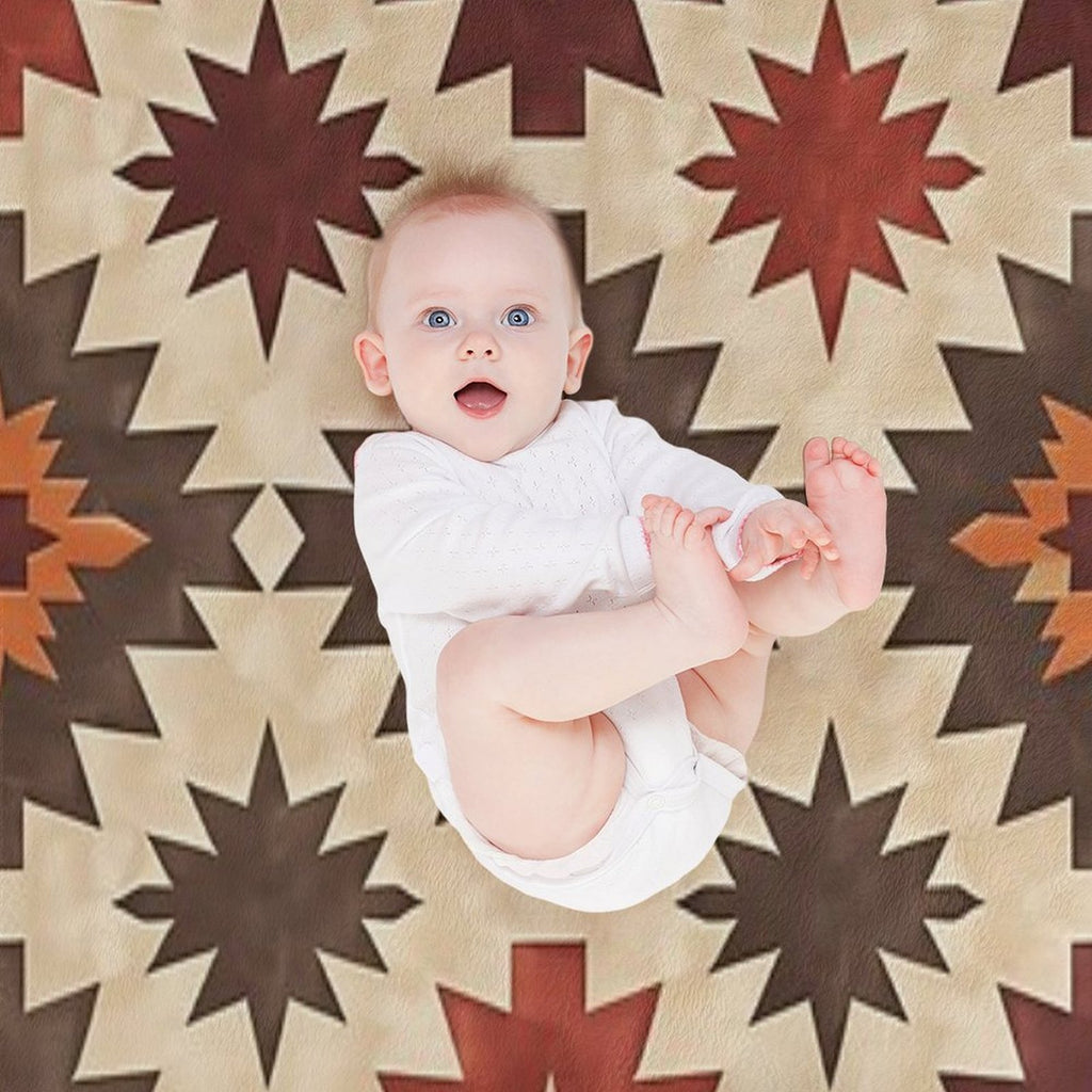 Desert Sun Motif Compact Throw Blanket