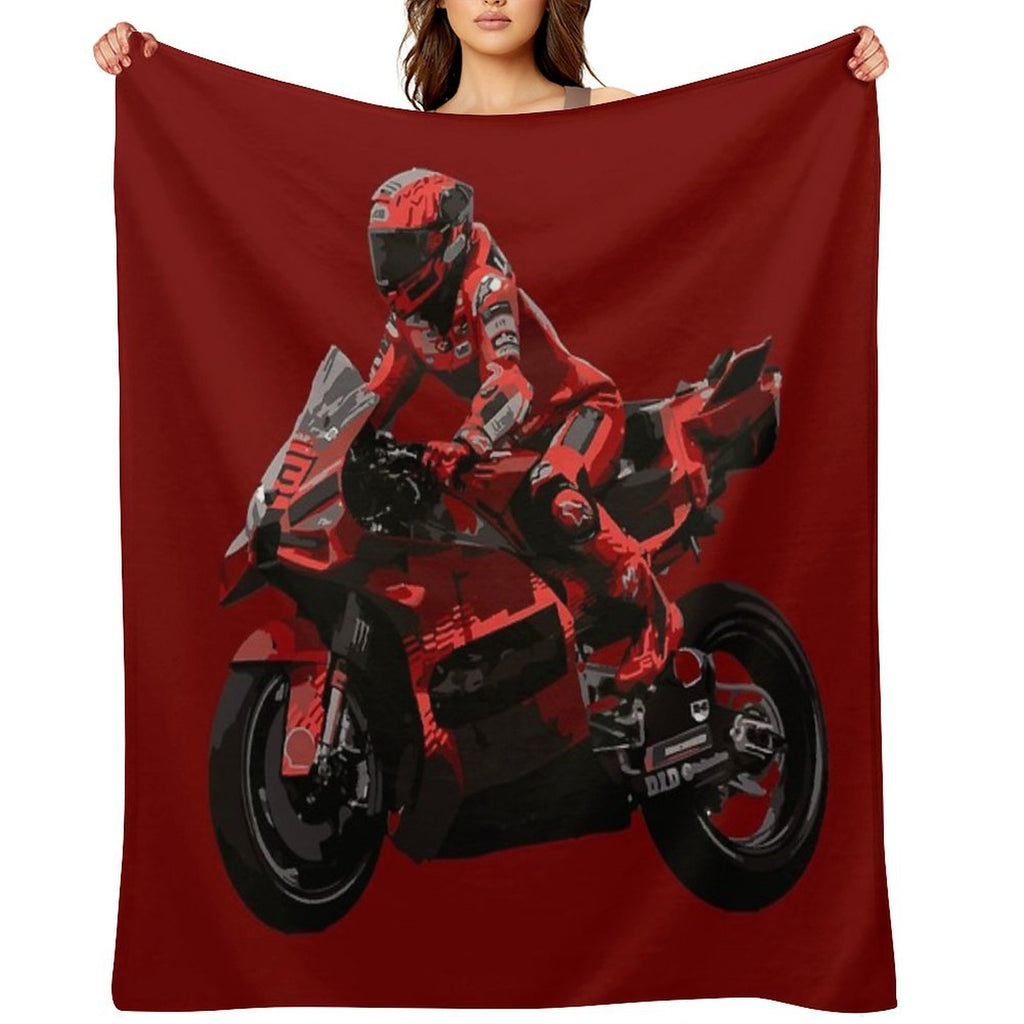 MotoGP Marc Marquez 93 Versatility Throw Blanket