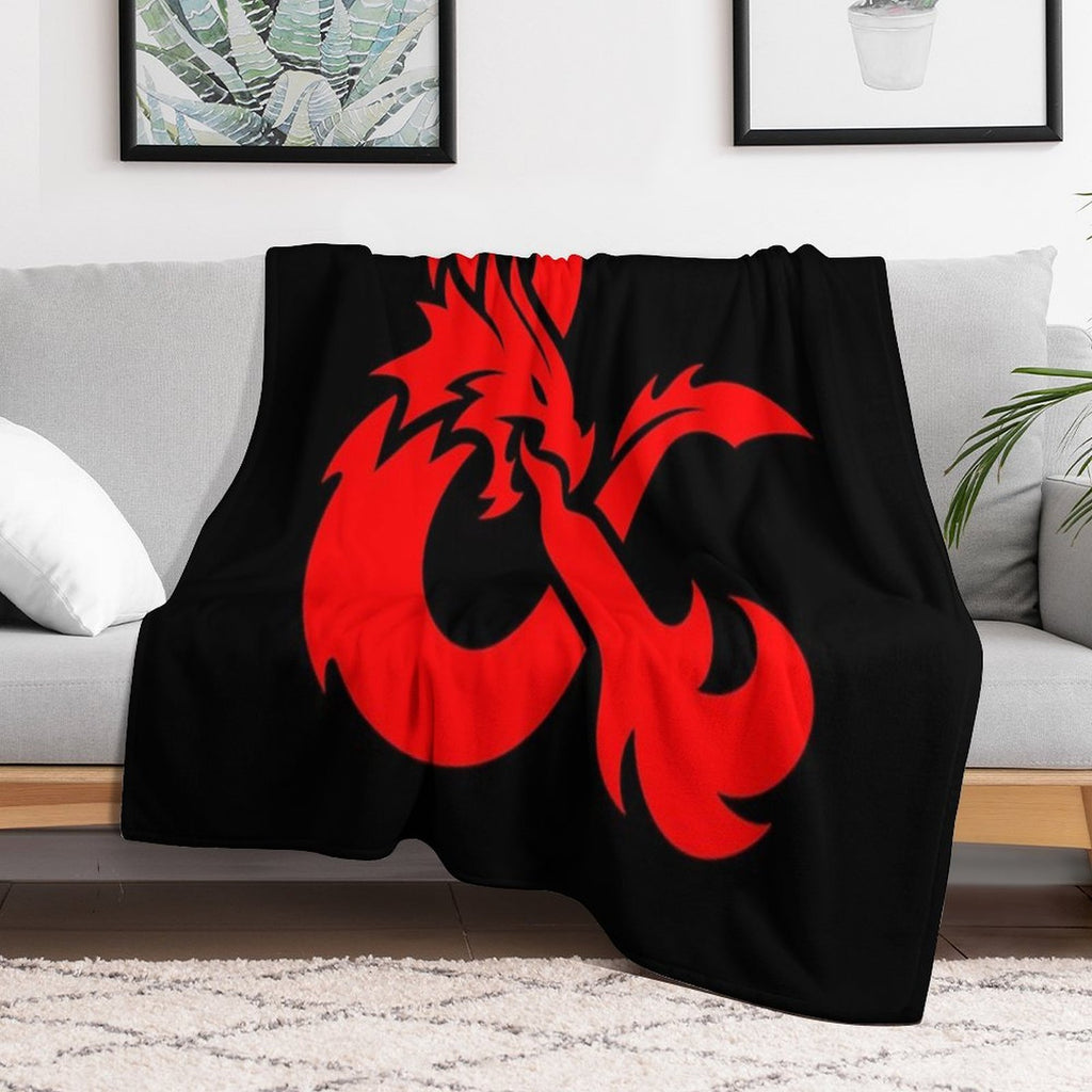 Dungeons & Dragons Logo Premium Throw Blanket