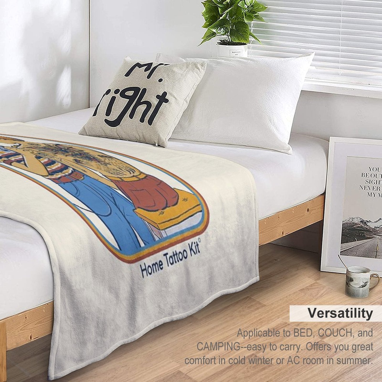 Rainy Day Fun Comfort Throw Blanket