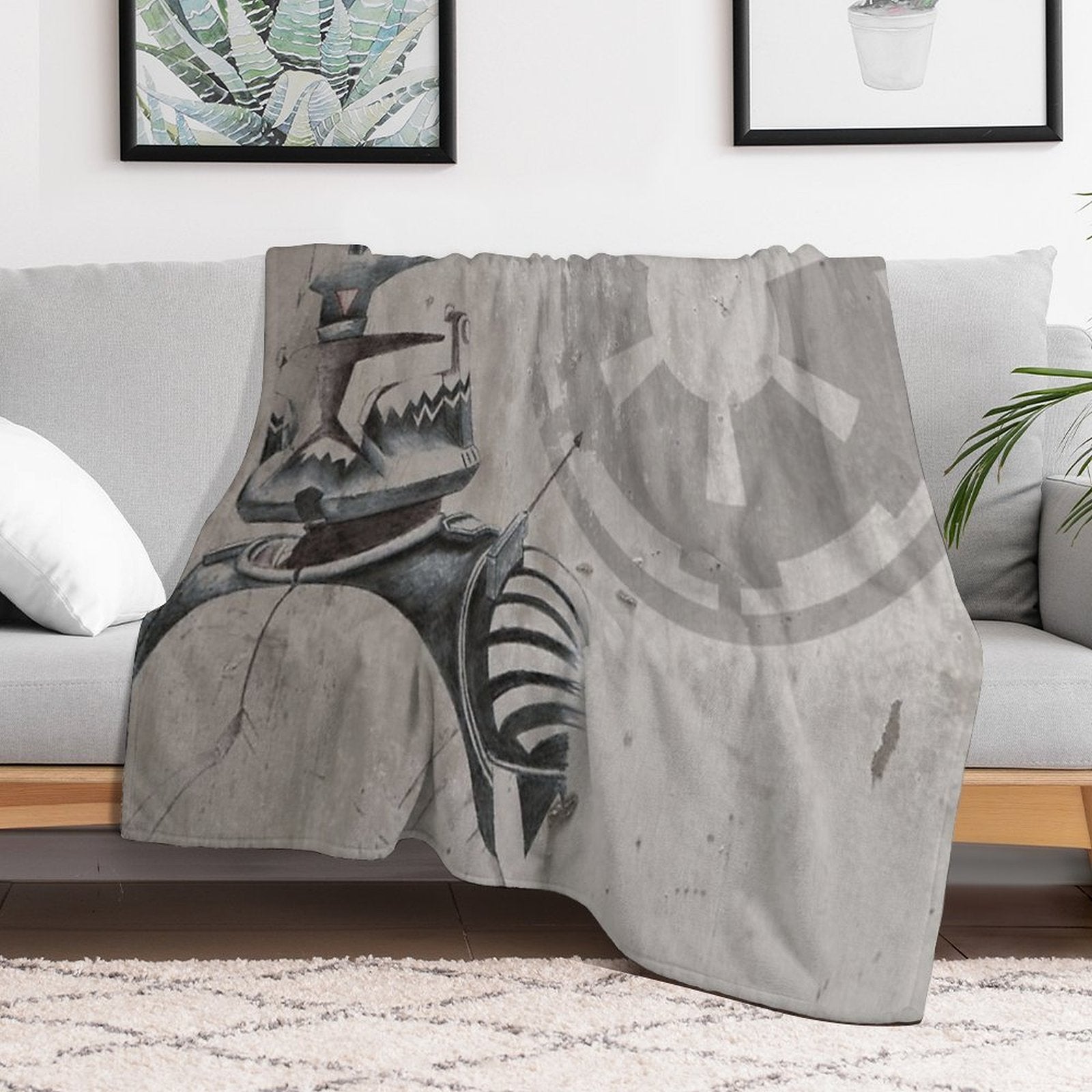 Clone Solder Multi-functional Throw Blanket