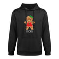 Gingerbread Mom Christmas Matching Pajamas for Family Xmas Relaxed Fit Hoodie