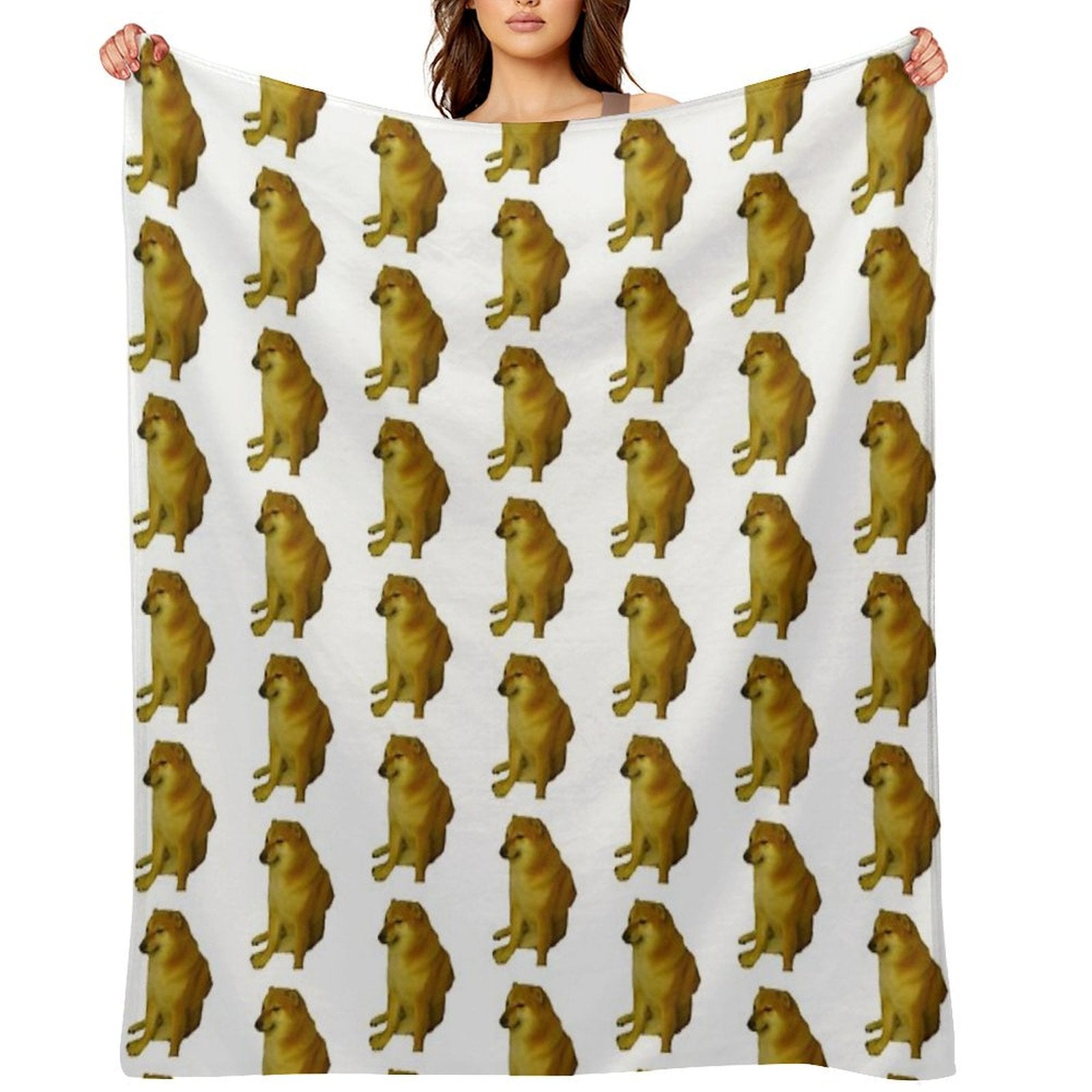 Cheems Comfort Throw Blanket