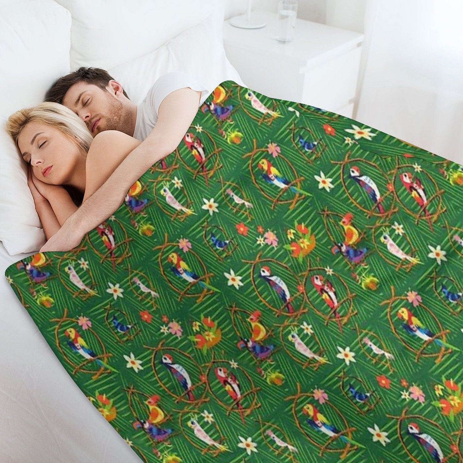 Enchanted Tiki Room Velvety-soft Throw Blanket