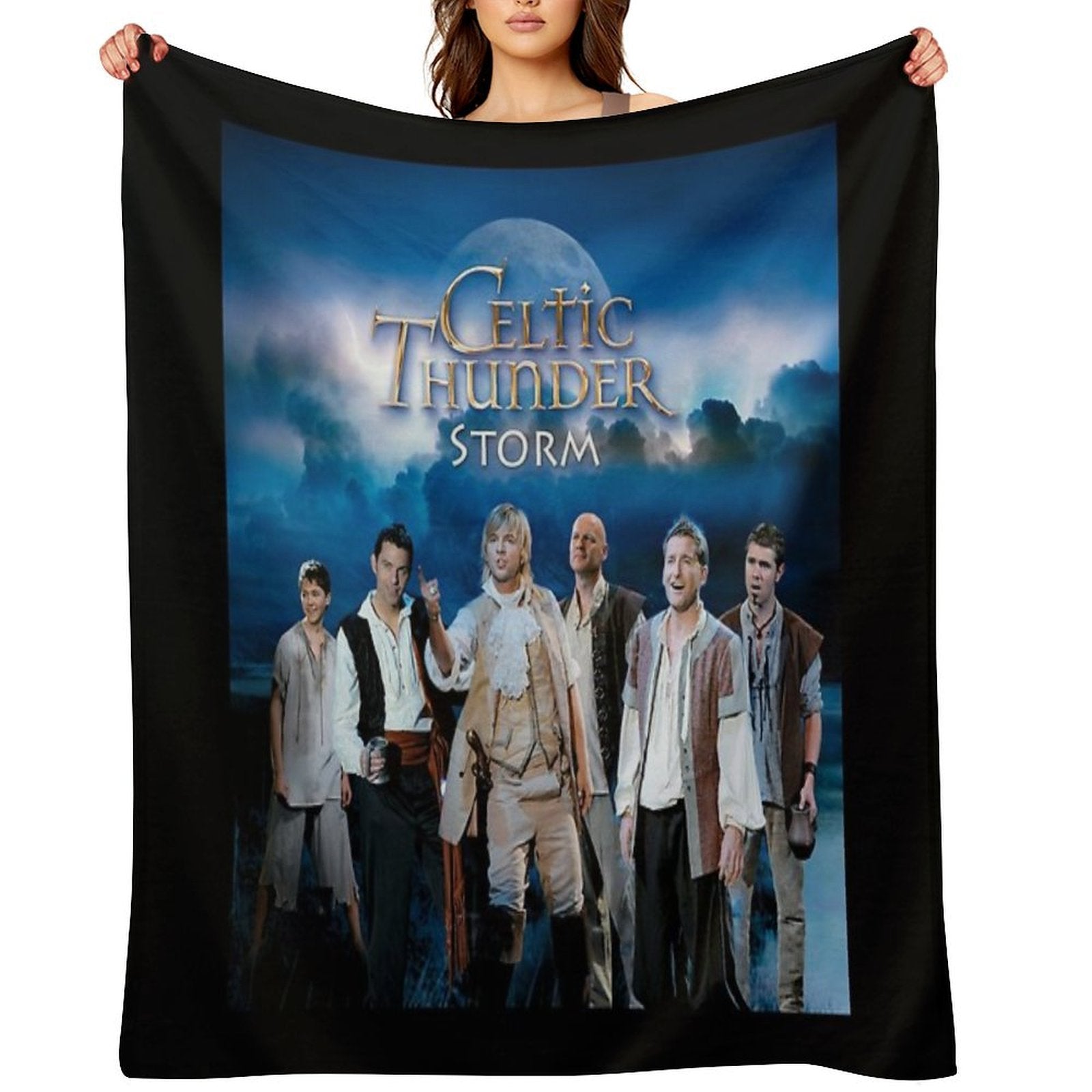 Celtic Thunder Storm Comfort Throw Blanket