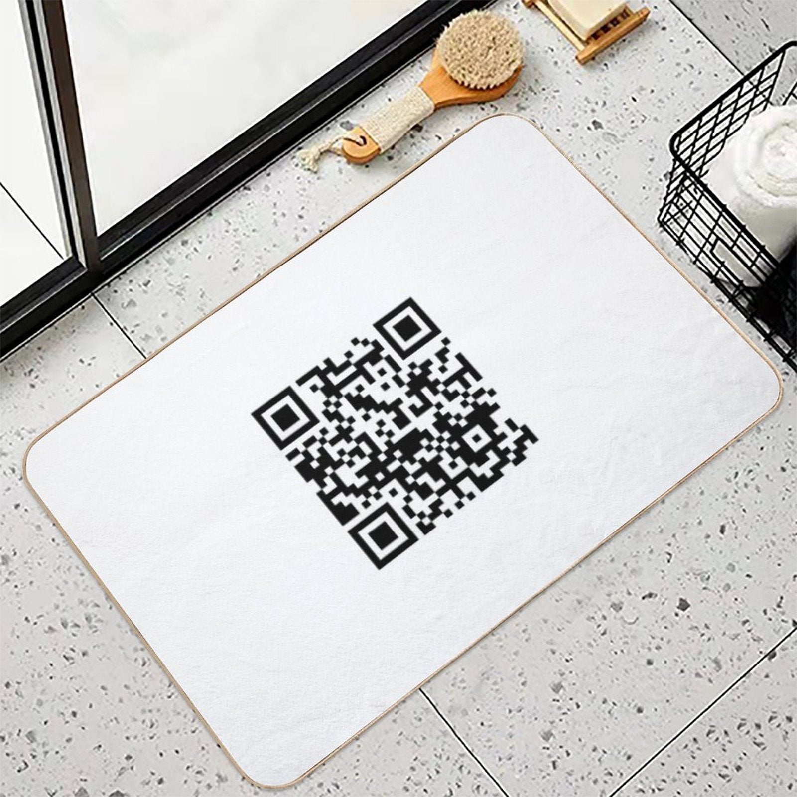 Steamed Hams QR Code  Multi-Purpose Bath Mat