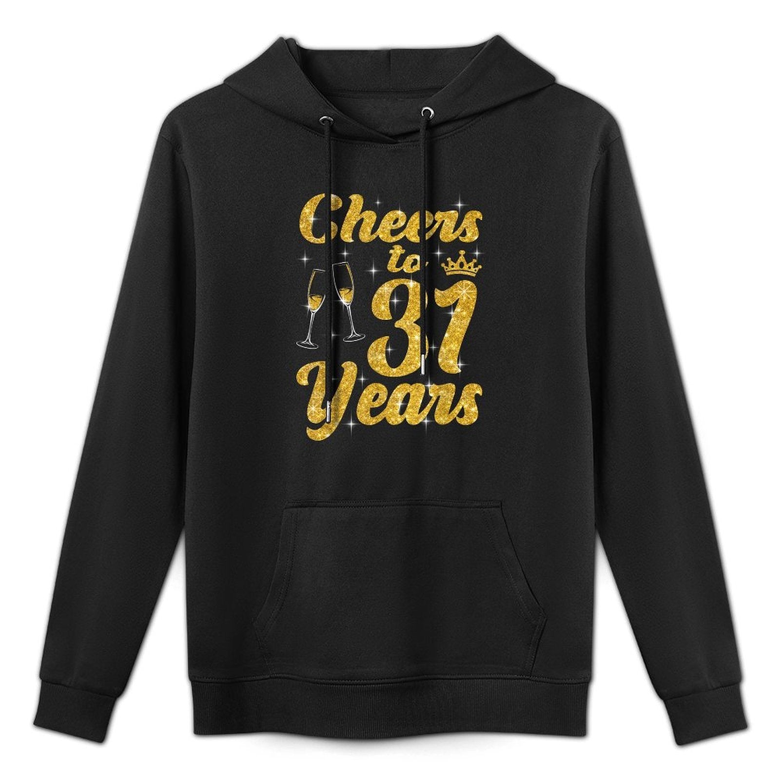 Cheers To 31 Years Old Queen Cute 31st Birthday Party Women Shape Retention Hoodie