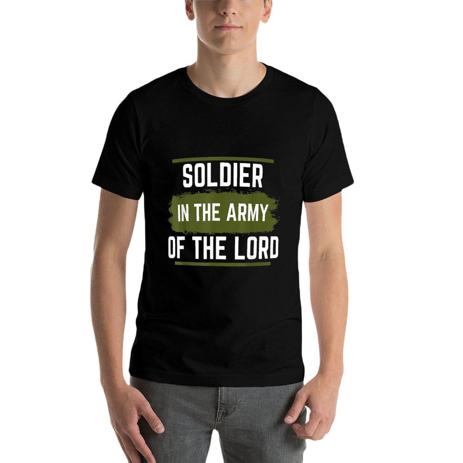 Inspirational - Soldier In The Army Of The Lord  Vintage-inspired T-Shirt
