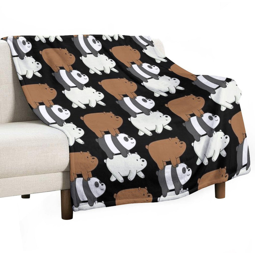 We Bare Bears Lightweight Throw Blanket