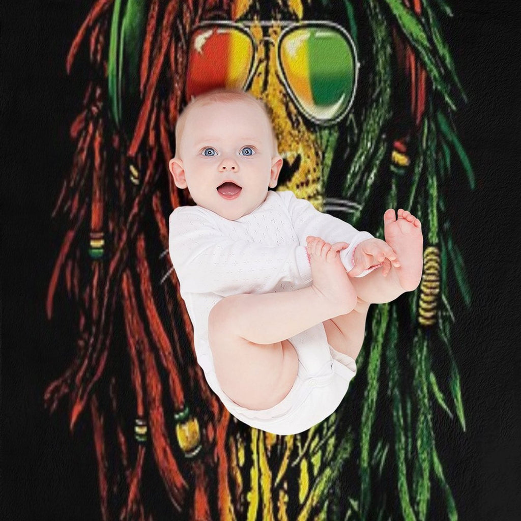 Bob Marley Lion Multi-functional Throw Blanket