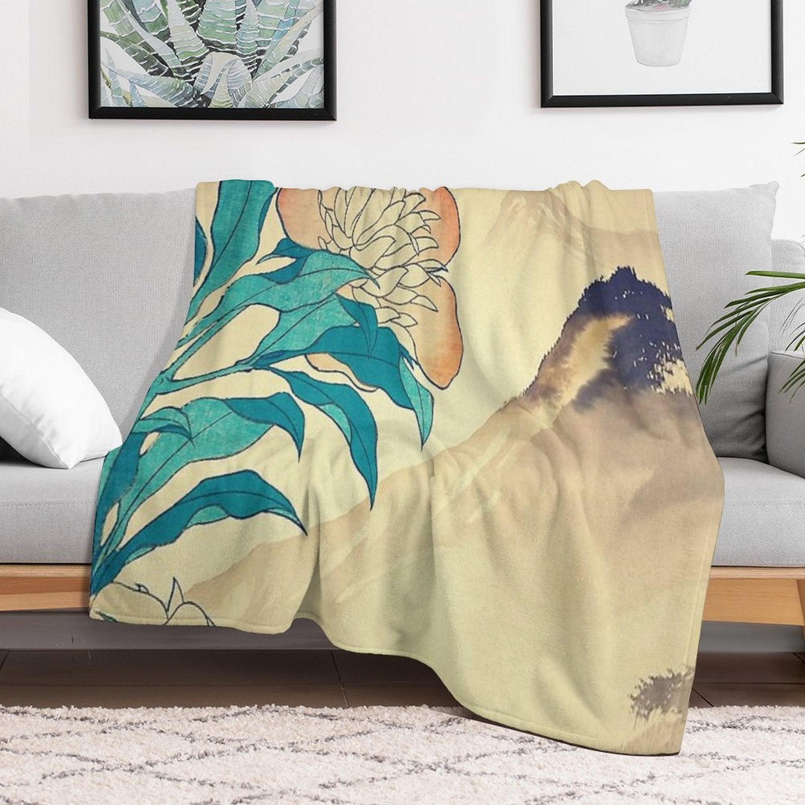 Mutual Admiration in Dana - Nature Landscape Multi-functional Throw Blanket