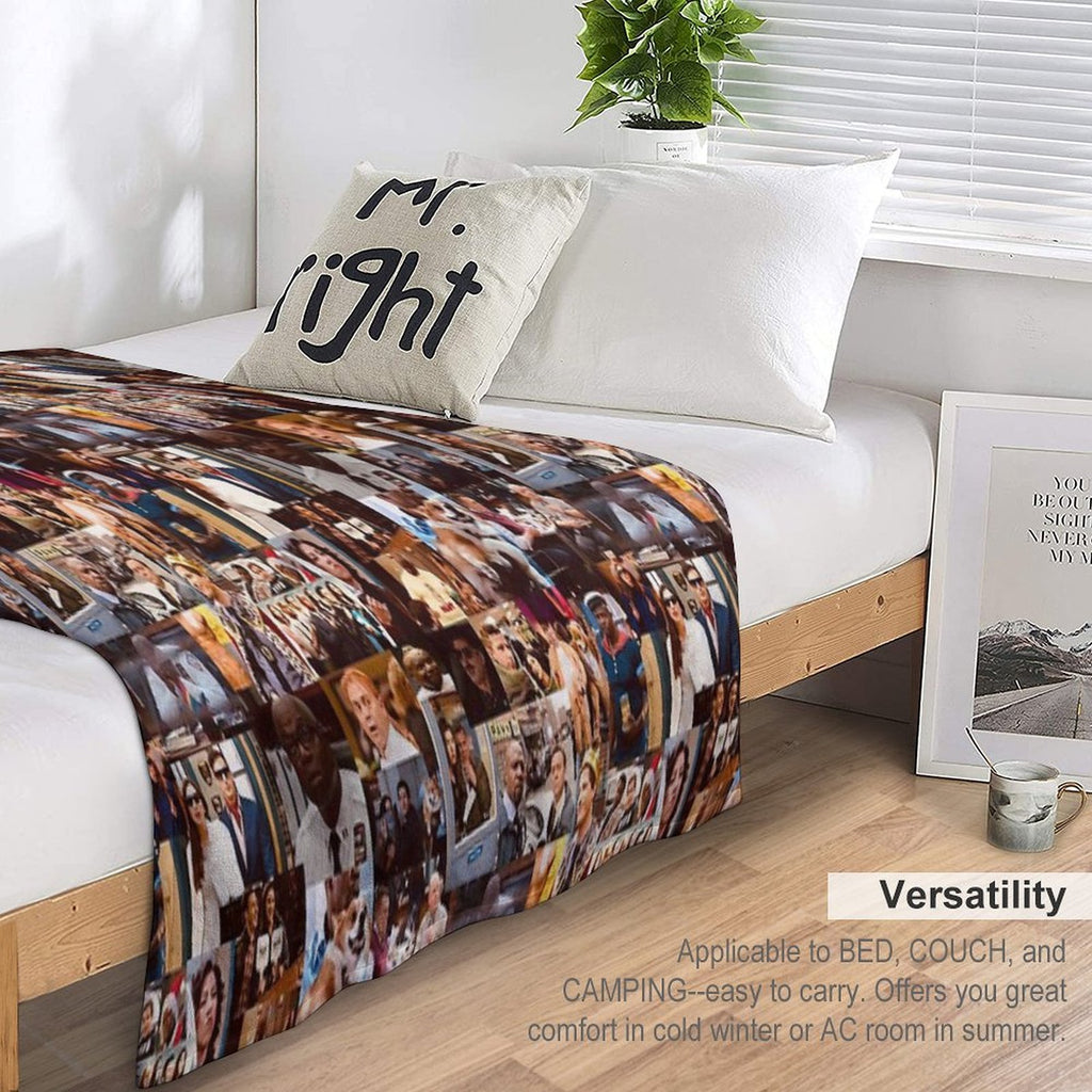 Brooklyn Nine Nine Collage Plush Throw Blanket