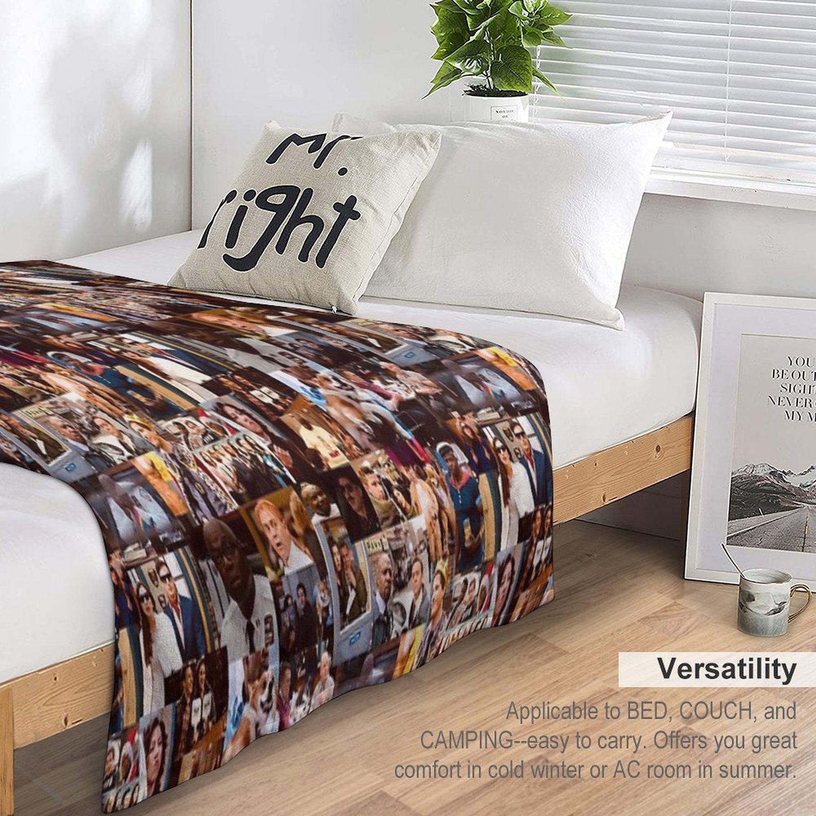 Brooklyn Nine Nine Collage Plush Throw Blanket