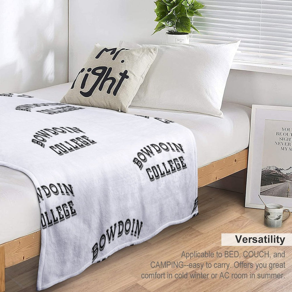 Bowdoin College Sustainable Throw Blanket