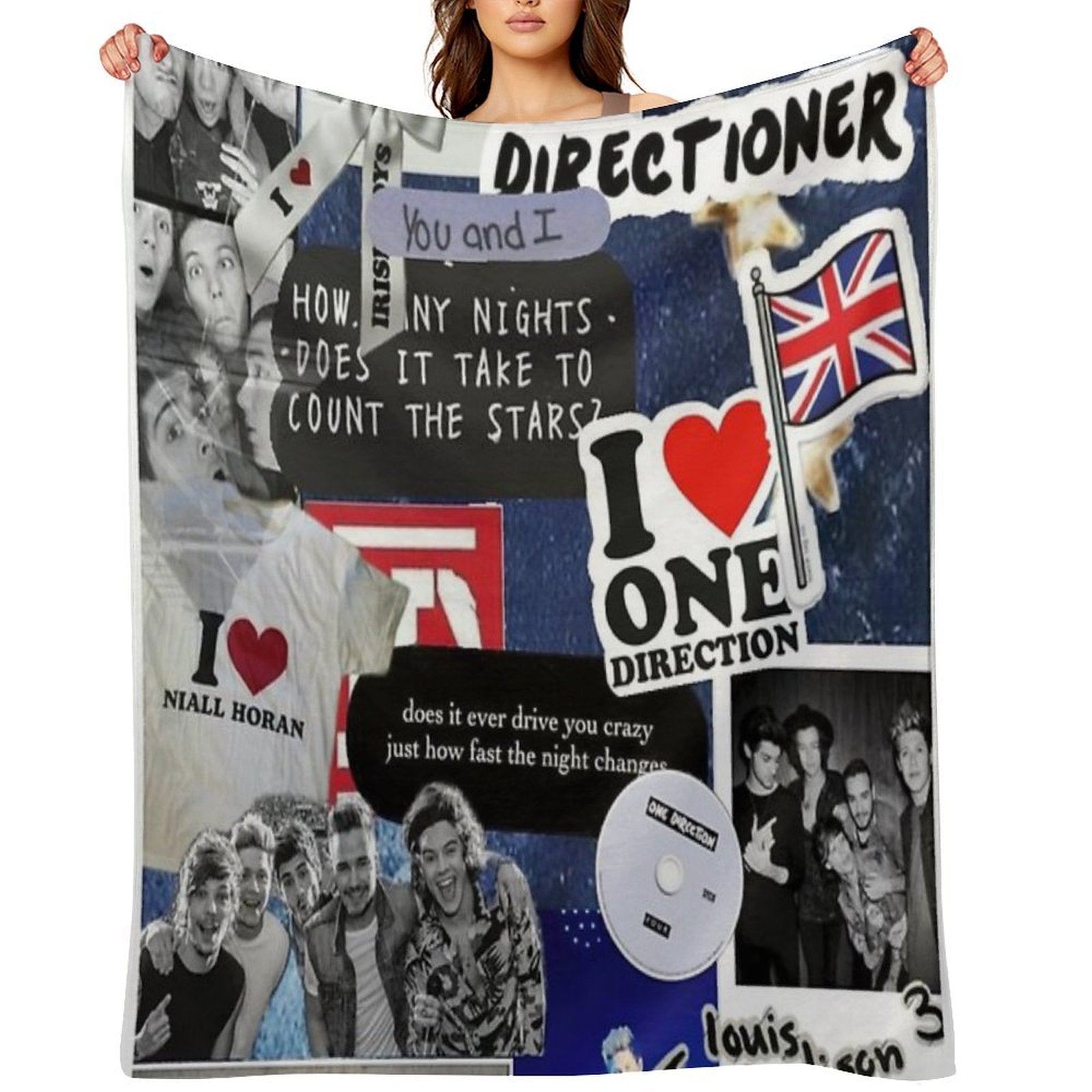 One Direction Easy Care Throw Blanket