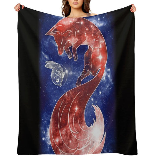 Sleeping Moon Premium Throw Blanket