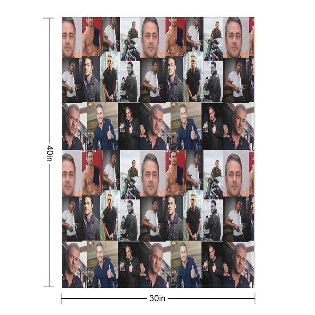 Taylor Kinney Or Kelly Severide Compact Throw Blanket