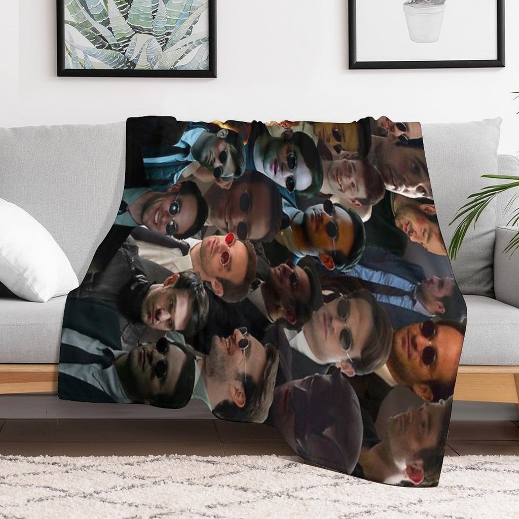 Devil Dare Photo Collage Comfort Throw Blanket