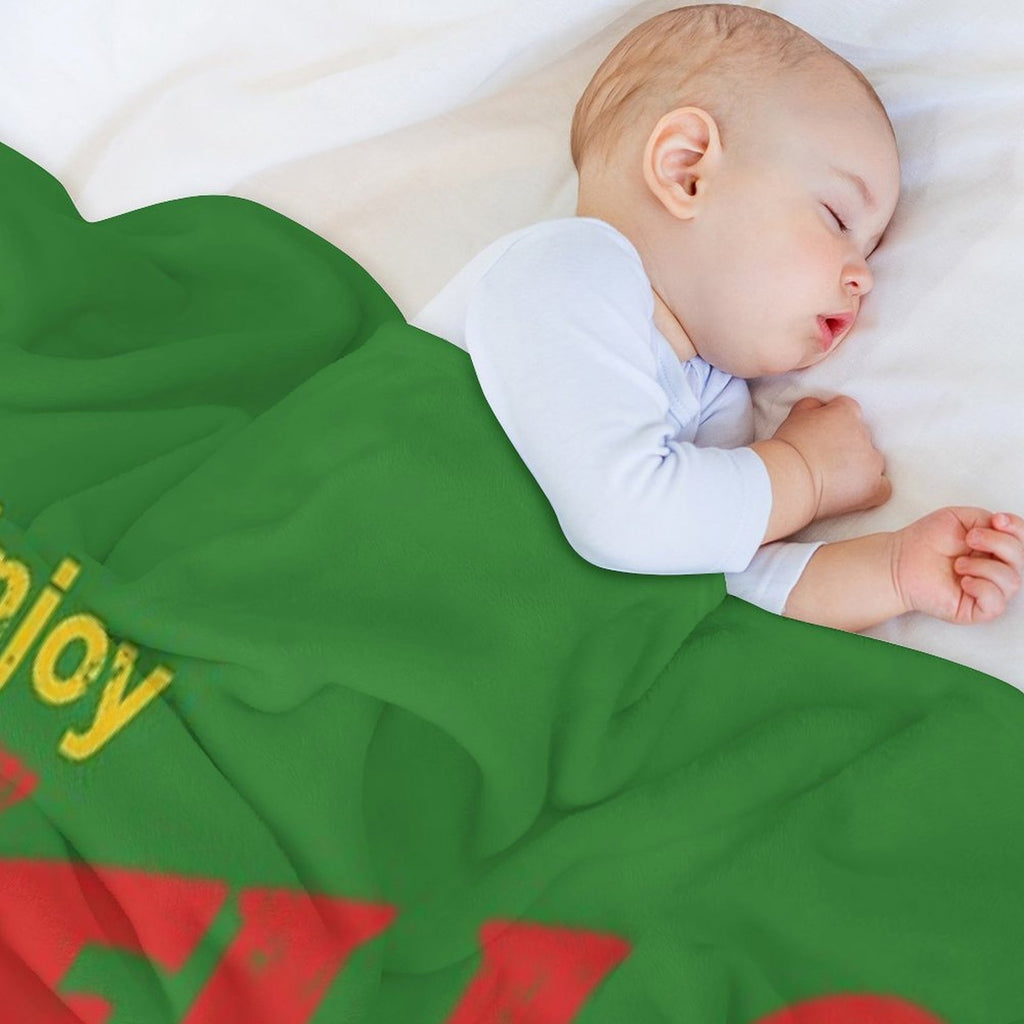 Enjoy Mello Yello (vintage) Quick-dry Throw Blanket