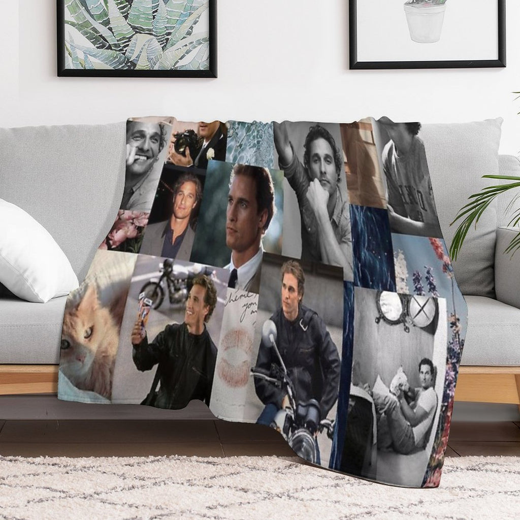 Matthew McConaughey Sustainable Throw Blanket