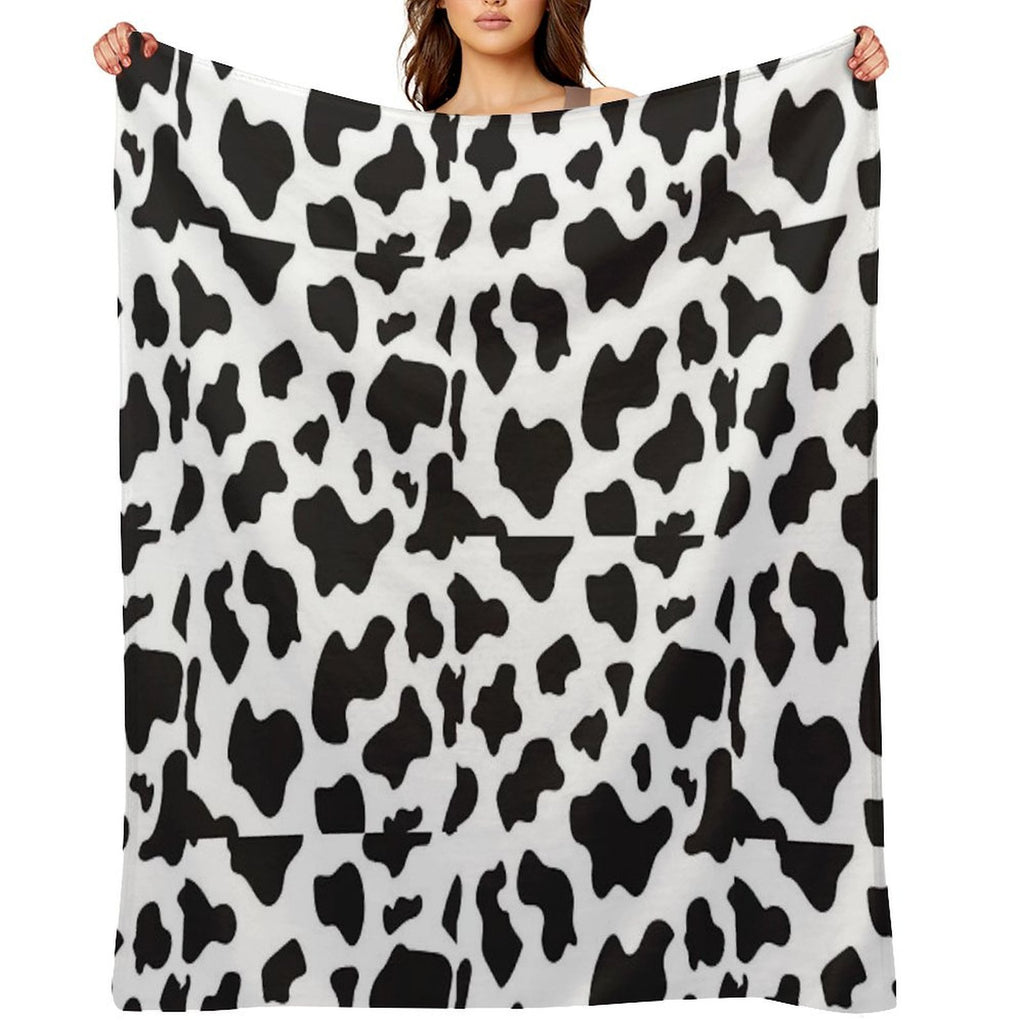 Cow Print Quick-dry Throw Blanket