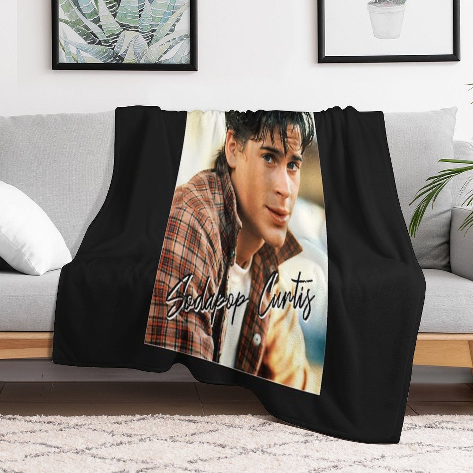 Sodapop Curtis The Outsiders 80s Movie Classic T-Shirt Anti-pilling Throw Blanket