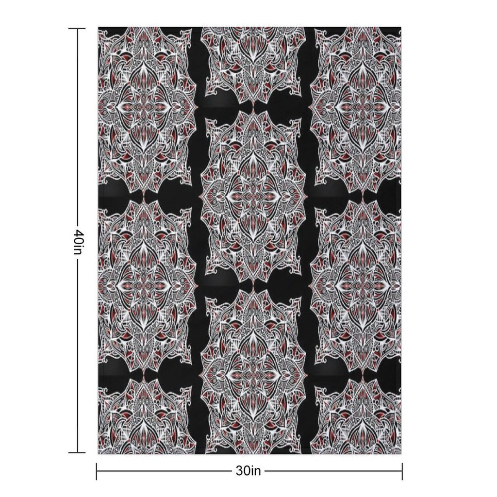 Mandala 2 Easy Care Throw Blanket